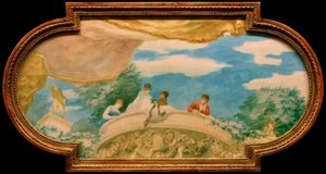 Projekt do malowania sufitu autorstwa Pierre Auguste Renoir