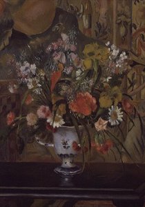 Kwiaty w wazonie autorstwa Pierre Auguste Renoir