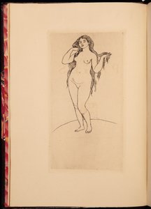 Frontyspis do antologii dzieł Stephane Mallarme, 1891 autorstwa Pierre Auguste Renoir