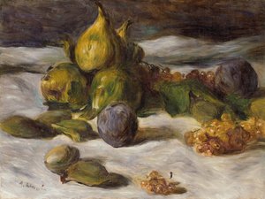 Owocowa martwa natura (figi i porzeczki) autorstwa Pierre Auguste Renoir