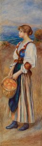 Dziewczyna z koszem pomarańczy (Marchande d
