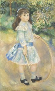 Dziewczyna z obręczą, 1885