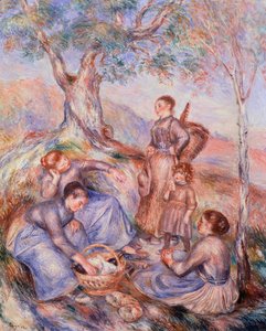 Śniadanie dla kombajnów – Pierre-Auguste Renoir (1841-1919) autorstwa Pierre-Auguste Renoir