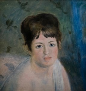 Głowa kobiety autorstwa Pierre Auguste Renoir