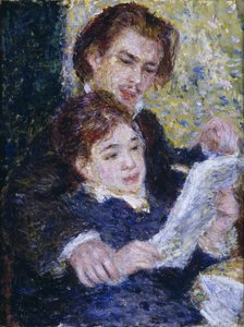 W studiu: Georges Riviere i Marguerite Legrand autorstwa Pierre Auguste Renoir