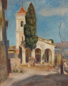 Kaplica Matki Bożej Opiekuńczej w Haut-de-Cagnes, 1905 autorstwa Pierre Auguste Renoir