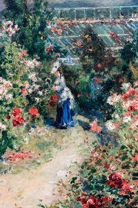 La Serre, detal, ok. 1876 (olej na płótnie)