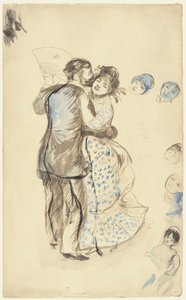 Taniec ? la campagne (Taniec na wsi) autorstwa Pierre Auguste Renoir
