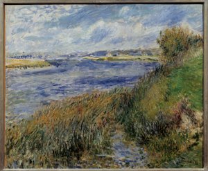 La seine a Champrosay. Obraz Pierre