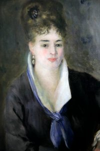 „Dama w czerni”, 1876. autorstwa Pierre-Auguste Renoir