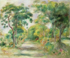 Pejzaż Midi (olej na płótnie) autorstwa Pierre-Auguste Renoir