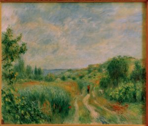 Krajobraz w pobliżu Essoyes autorstwa Pierre Auguste Renoir