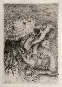 Przypięty Kapelusz autorstwa Pierre Auguste Renoir