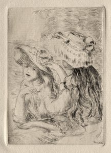 Przypięty Kapelusz. autorstwa Pierre Auguste Renoir