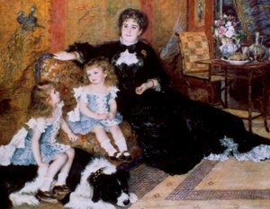 Madame Georges Charpentier i jej dzieci, 1878 autorstwa Pierre Auguste Renoir