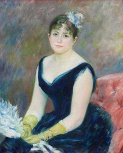 Madame Leon Clapisson, 1883. autorstwa Pierre Auguste Renoir
