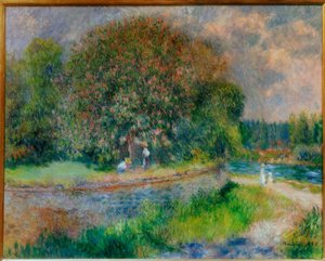 Kwitnący kasztanowiec autorstwa Pierre Auguste Renoir