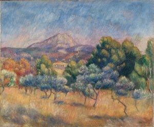 Mont Sainte-Victoire autorstwa Pierre Auguste Renoir