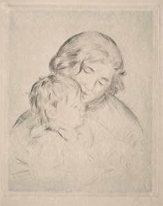 Matka i dziecko autorstwa Pierre Auguste Renoir