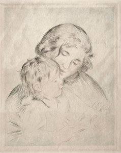 Matka i dziecko autorstwa Pierre-Auguste Renoir