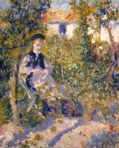 Nini w ogrodzie autorstwa Pierre Auguste Renoir