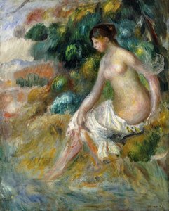 Akt w lesie; Naga w zieleni, 1887
