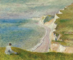 Na klifie autorstwa Pierre Auguste Renoir