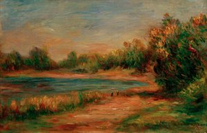 Krajobraz w Guernsey autorstwa Pierre Auguste Renoir