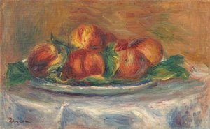 Brzoskwinie na talerzu, 19021905. autorstwa Pierre Auguste Renoir