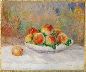Peches (olej na płótnie) autorstwa Pierre Auguste Renoir