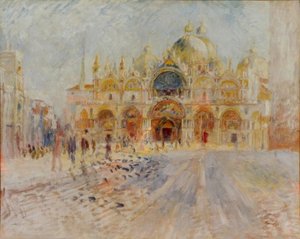 Place San Marco, Wenecja autorstwa Pierre Auguste Renoir