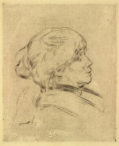 Portret Berthe Morisot autorstwa Pierre Auguste Renoir