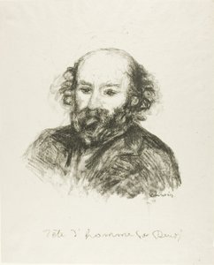 Portret Cezannea autorstwa Pierre Auguste Renoir