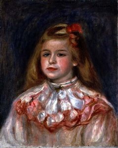 Portret młodej dziewczyny, ok. 1895 (olej na płótnie) autorstwa Pierre Auguste Renoir