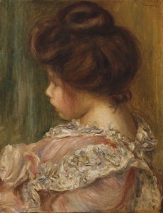 Portret młodej dziewczyny autorstwa Pierre Auguste Renoir