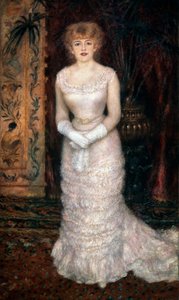 Portret aktorki Jeanne Samary, 1878. autorstwa Pierre Auguste Renoir