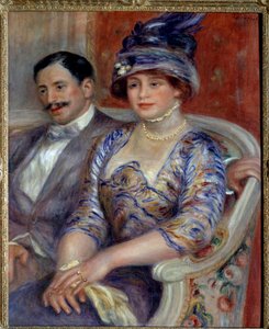 Portrety Monsieur i Madame Bernheim de Villers Obraz Pierre Auguste Renoir (1841-1919) 1910 Ndz. 0,81x0,65 m Paryż, Musée d