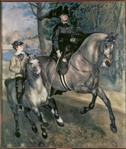 Jeździec konny w Bois de Boulogne autorstwa Pierre Auguste Renoir