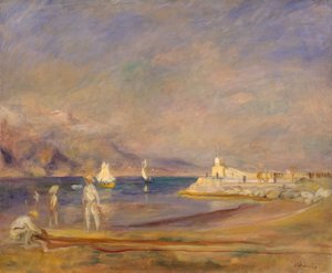 St Tropez, Francja, 1898-1900. autorstwa Pierre Auguste Renoir