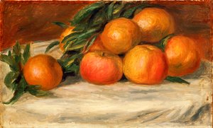 Martwa natura z jabłkami i pomarańczami, ok. 1901 autorstwa Pierre Auguste Renoir