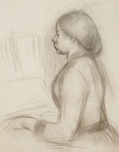Studium młodej dziewczyny przy fortepianie; Studium dla młodej dziewczyny przy fortepianie, autorstwa Pierre-Auguste Renoir