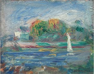 Błękitna Rzeka, ok. 18901900. autorstwa Pierre Auguste Renoir