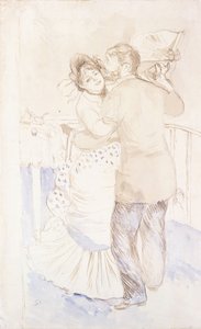 Taniec wiejski, 1883 autorstwa Pierre Auguste Renoir