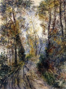 Ścieżka leśna, 1871 autorstwa Pierre Auguste Renoir