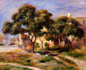 Drzewa niesplik autorstwa Pierre Auguste Renoir