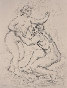 Rzeka Scamander, ok. 1900 (akwaforta) autorstwa Pierre Auguste Renoir