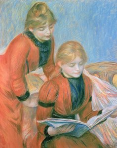 Dwie Siostry (pastel) autorstwa Pierre Auguste Renoir