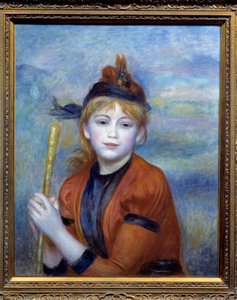 Turysta. Obraz Pierre Auguste Renoir (1841-1919) autorstwa Pierre Auguste Renoir