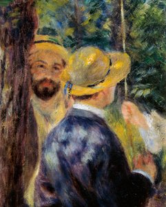 Huśtawka (szczegół). Portret Norberta Goeneutte, francuskiego malarza (1854-1894) autorstwa Pierre Auguste Renoir