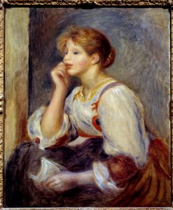 Kobieta ma list. Obraz Pierre Auguste Renoir (1841-1919) autorstwa Pierre Auguste Renoir